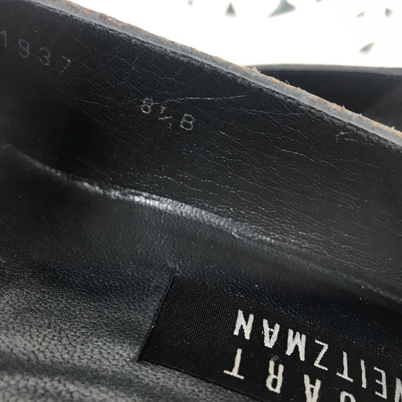 Stuart Weitzman Brown Snakeskin Block Heel Pumps - Picture 7 of 8